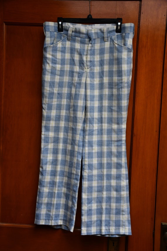 Wrangler 70s plaid pants