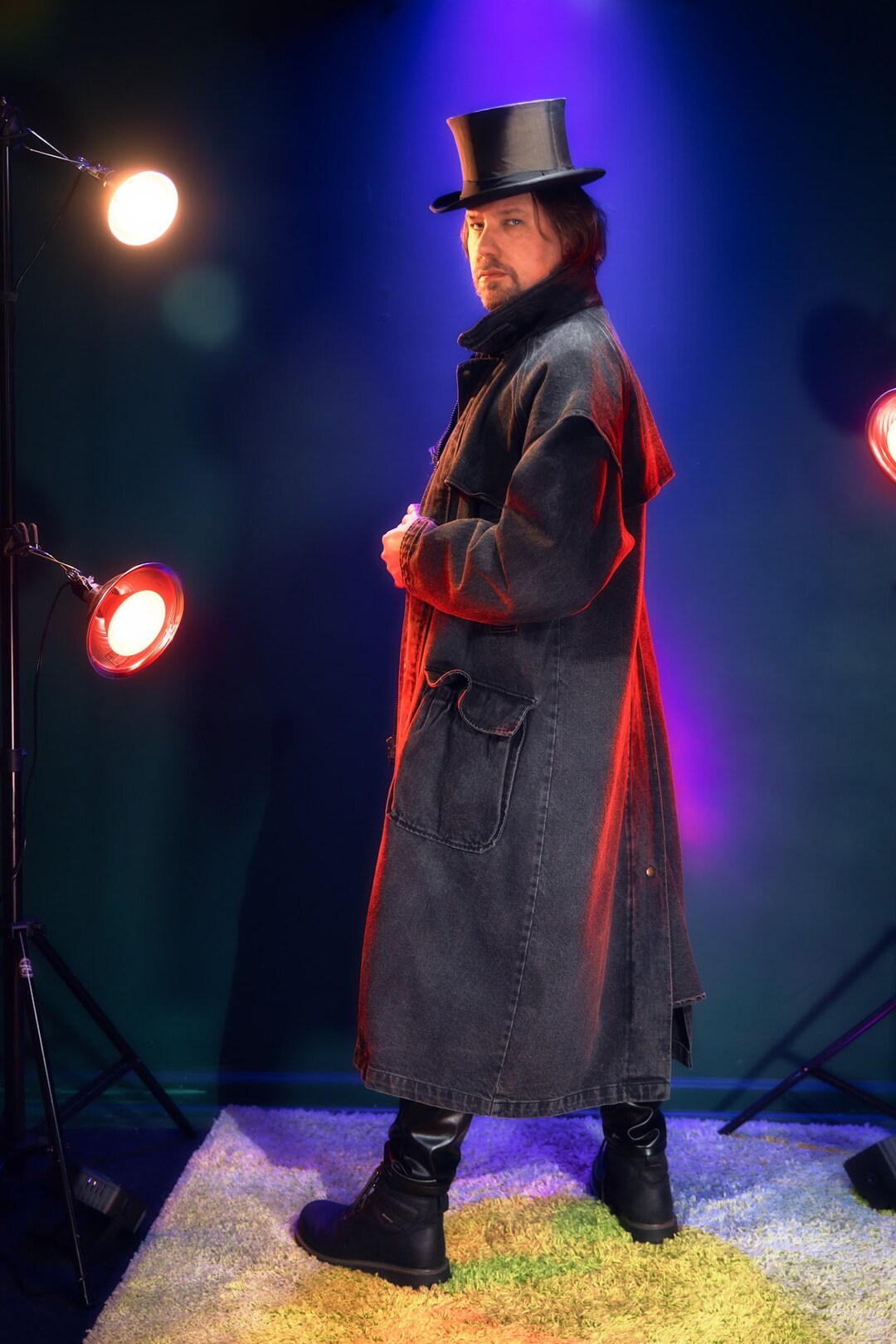 Black Denim Duster