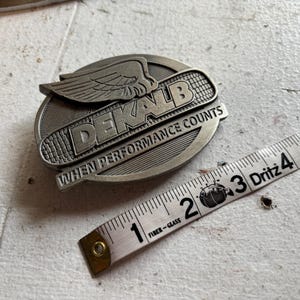 Vintage Decalb Seeds Belt Buckle