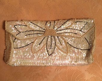 1950s La Regale sequin clutch