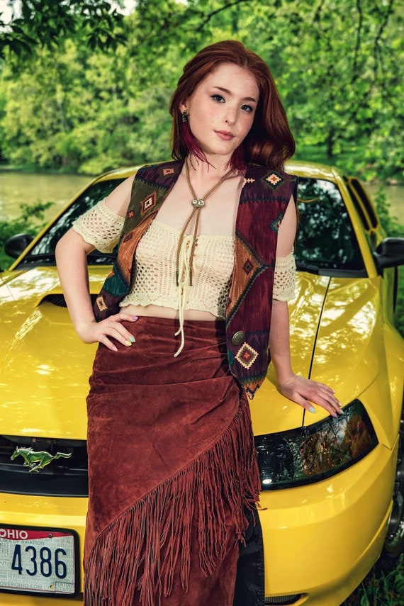 Vintage Western vest by Wraps Collection - image 1