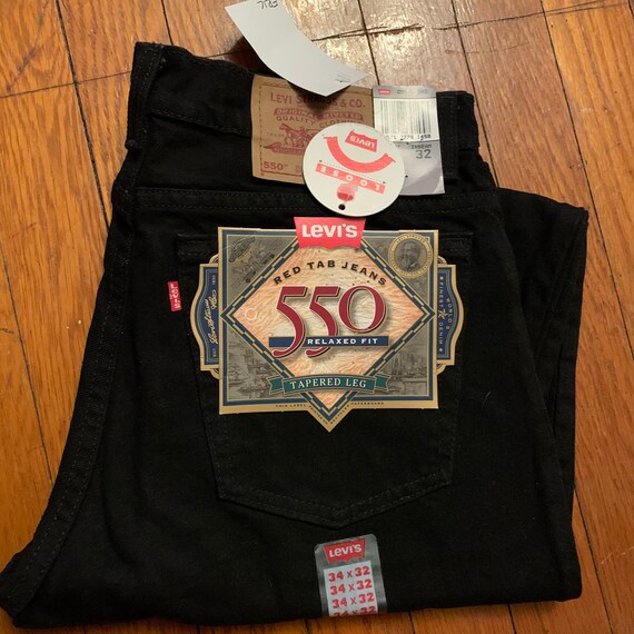 Black 90s red tab levis