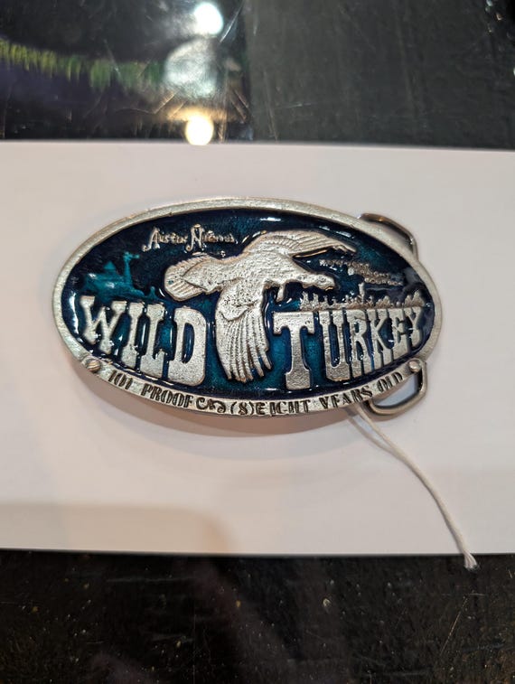 Wild turkey ~rare~belt buckle - Gem Wild turkey ~rare~belt buckle - Gem