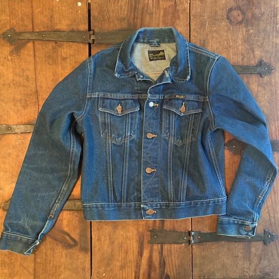 60s wrangler denim jacket - image 1