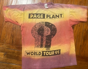 Vintage Page Plant 1995 concert tee