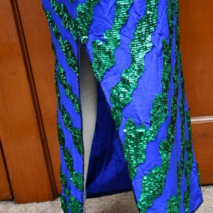 80s Shomax sequin silk gown image 8