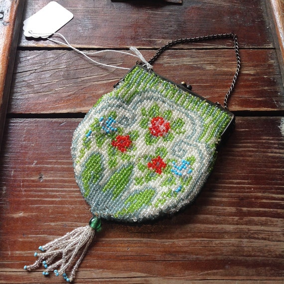 Vintage 1920-30s Beaded Coin Purse