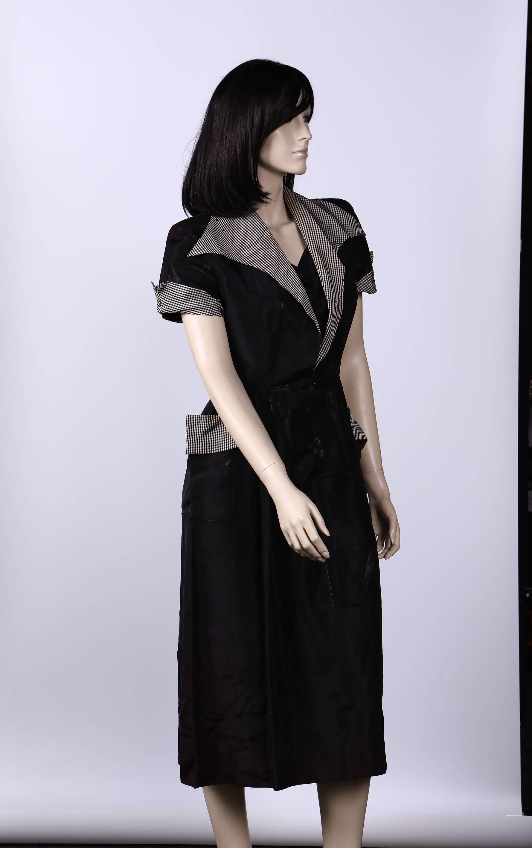 Black Waitress Dress - Etsy