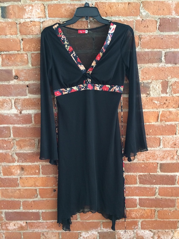 Vintage Ruby Rox Asian Inspired Dress