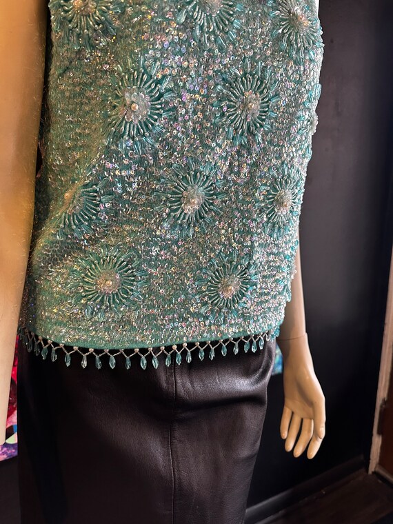 Tank top - ELLIE blue - Classic floral print main image 0
