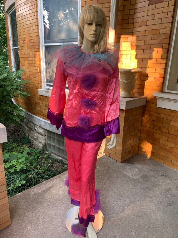 1970s vintage clown costume