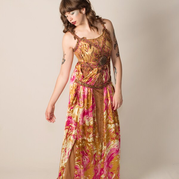 Bronze Evening Gown Etsy