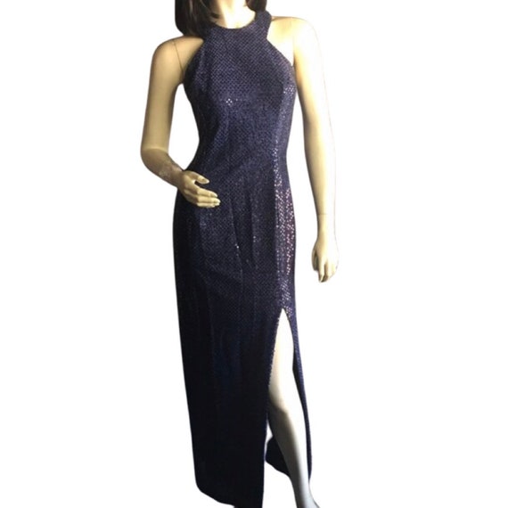 1990s Vintage evening gown Jessica McClintok for … - image 1