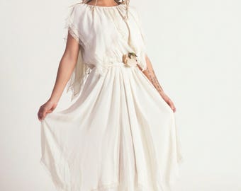 Vintage boho wedding dress Gilberts for Tally