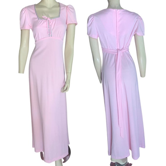 1970s pink dress - image 2