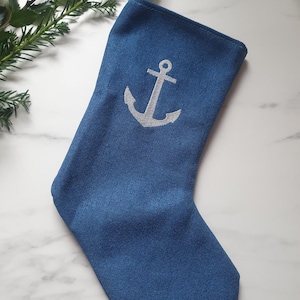 Santa Claus boot / Santa Claus stocking anchor maritime