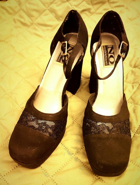 vintage black mary jane shoes