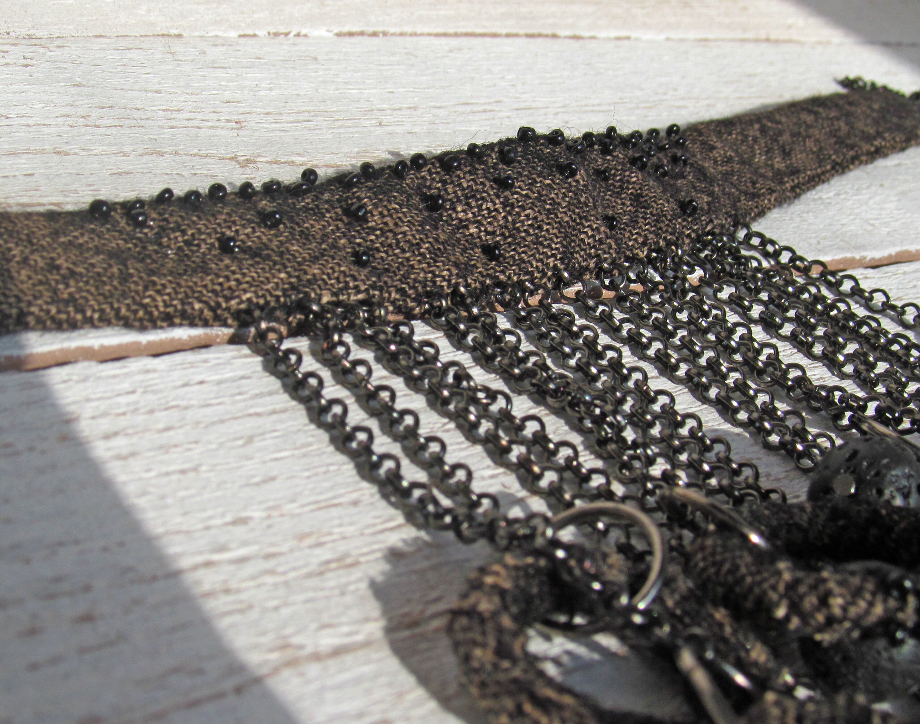 Punk Chain Collar Etsy