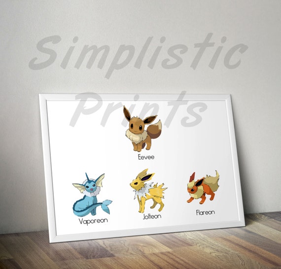 Pokemon Evolution Chart Eevee