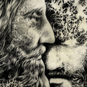 Alpha & Omega - Jesus Christ - The Beginning And The End - Revelation 22 : 13 - Art Print