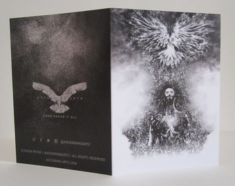 Jesus' Water baptism & receiving of The Holy Spirit - Matthew 3 : 16 - Baptismal Gift Card
