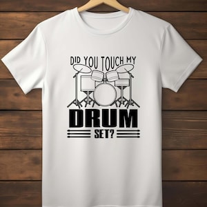 SVG-bestand van Step Brothers: "Heb je mijn drumstel aangeraakt?" – Citaat drumstel – film-SVG voor Cricut en Silhouette