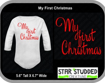 My First Christmas, Can be personalized Adorable, Baby first christmas, first christmas, Reindeer baby, Baby boy, Baby girl,
