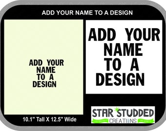 Add Name to Design