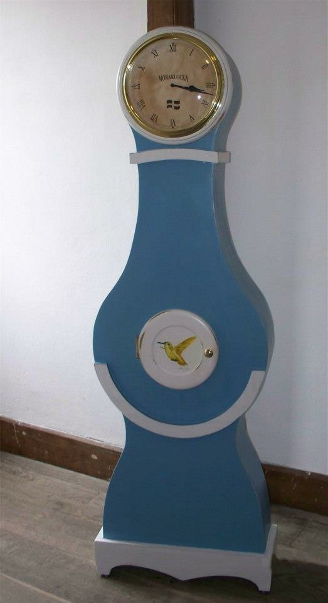 Bespoke Reclaimed Hardwood 'curvy Clock' - Etsy