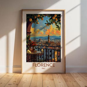 Florence - Italy Travel Poster - Wedding Gift - Birthday Gift - Wall Art - Travel Prints