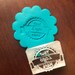Customized Personalized Clear Hard Acrylic cookie stamp, soap stamp, or clay stamp with words and or images