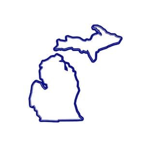 Michigan Upper and Lower Penninsula State cookie and fondant cutters