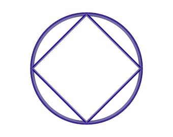 Narcotics Anonymous symbol cookie and fondant cutter