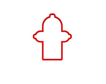 Fire Hydrant cookie and fondant cutter