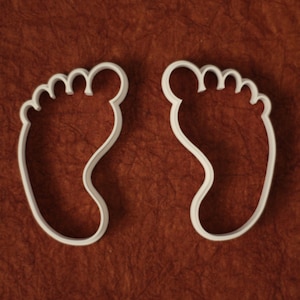 Footprints cookie and fondant cutters