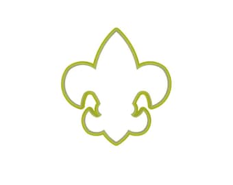 Fleur-de-lis cookie and fondant cutter