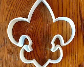 Fleur-de-lis cookie and fondant cutter