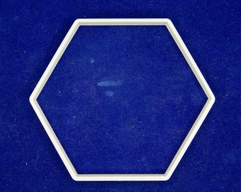 Hexagon shaped cookie and fondant cutter