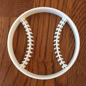 Baseball cookie and fondant cutter