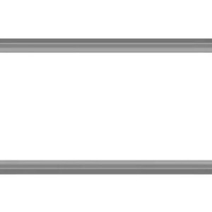 May include: A gray, bone-shaped cookie cutter. The cutter has rounded ends and a rectangular center. This kitchen tool is designed for cutting out dog bone-shaped cookies or treats. The cutter is made of metal.