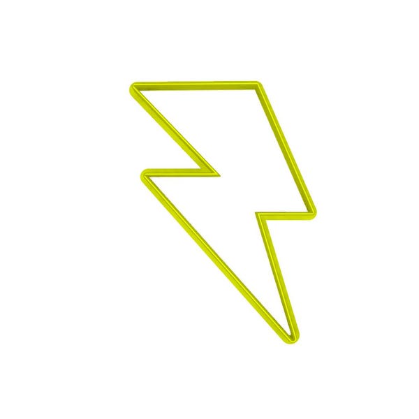 Lightning Bolt cookie and fondant cutter