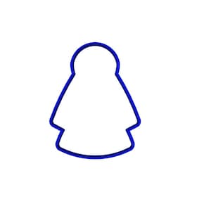 Mary cookie and fondant cutter