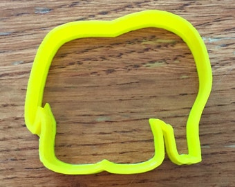 Elephant cookie and fondant cutter