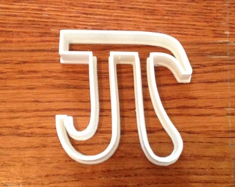 Pi symbol cookie and fondant cutter