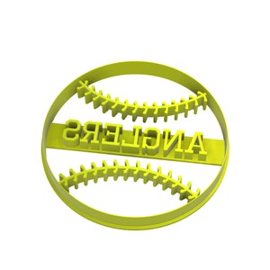 Baseball PERSONALIZED cookie and fondant cutter