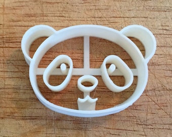 Panda cookie and fondant cutters