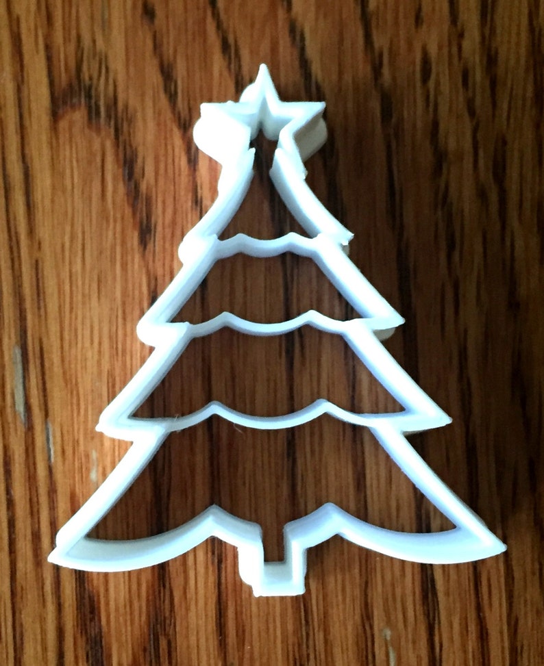 Christmas Tree cookie and fondant cutter image 1