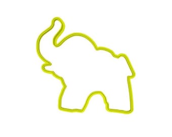 Elephant cookie and fondant cutter