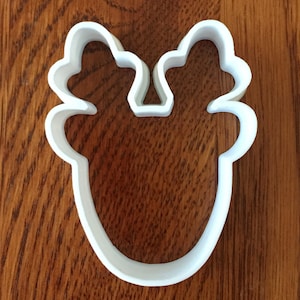 Christmas Reindeer cookie and fondant cutter