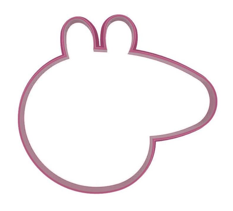 Pig cookie and fondant cutter image 4